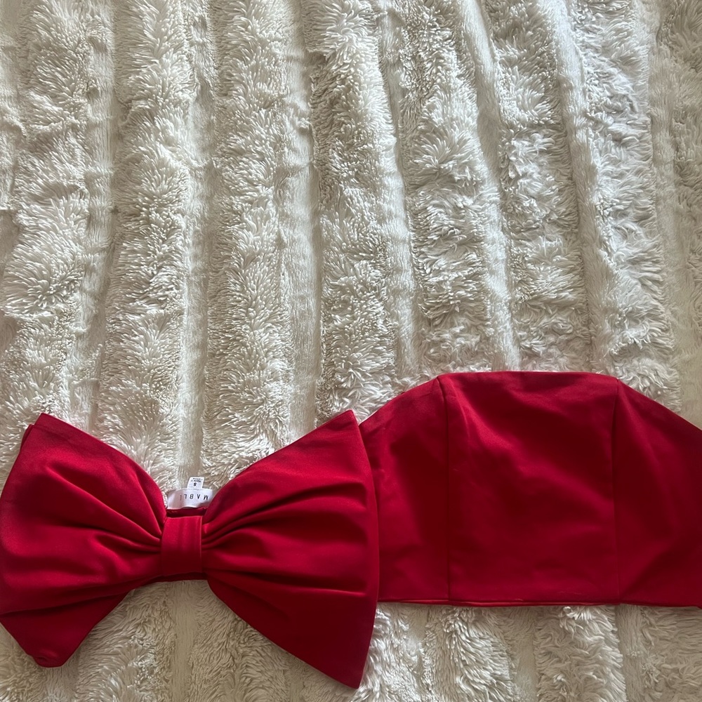Holiday corset top